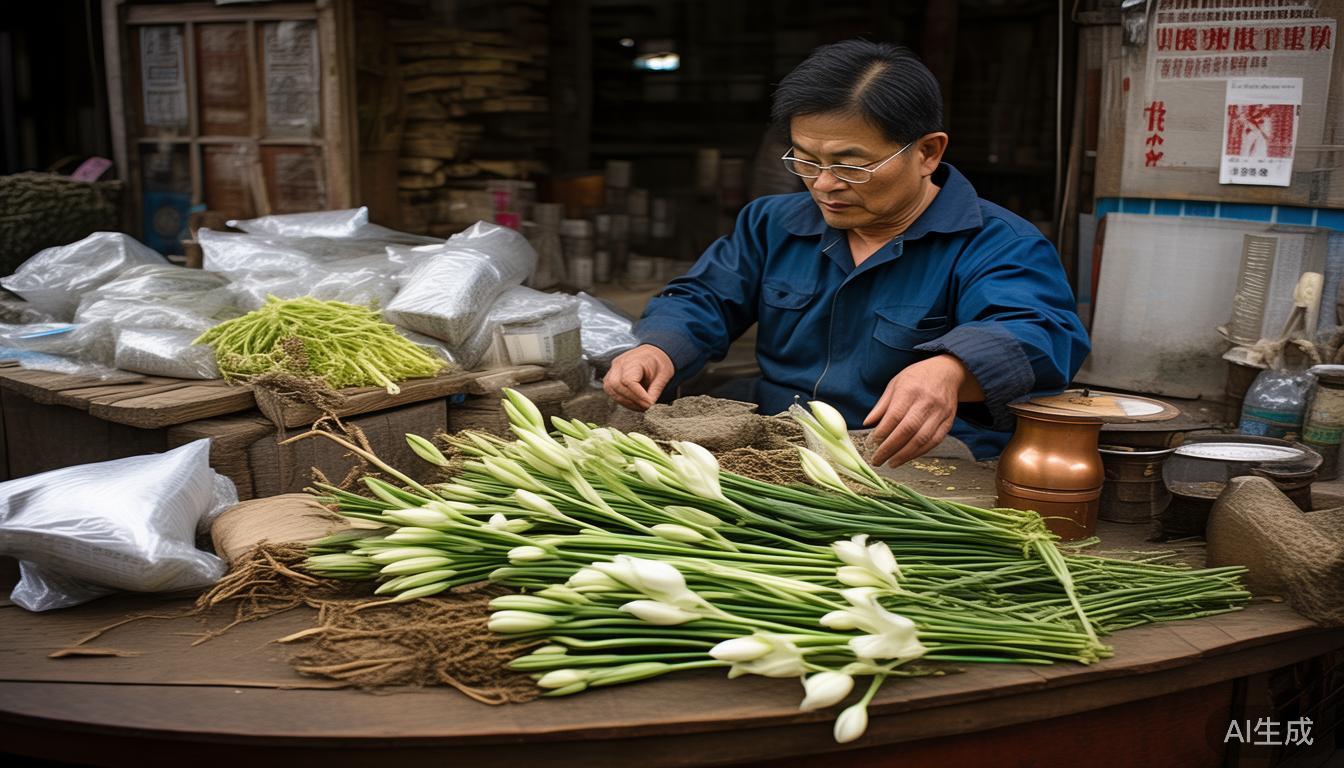 今年中药材百合价格持续上涨，甘肃优质百合涨至165元/千克